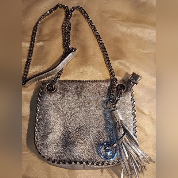 Michael Kors Handbags - Silver Chain Shoulder Bag